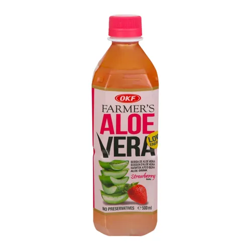 Напій безалкогольний Strawberry Aloe Vera Farmer's OKF 500мл