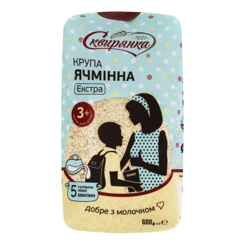Крупи ячмінна Екстра Сквирянка м/у 600г