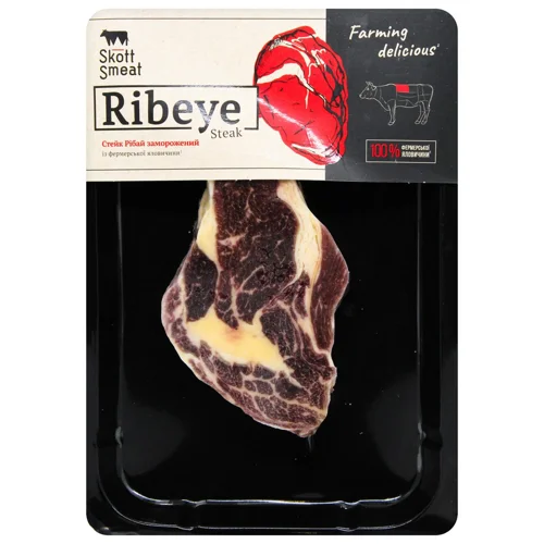 Стейк яловичий Scott Smeat Рібай заморожений