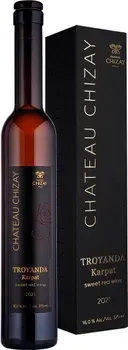 Вино Chateau Chizay Роза Карпат марочне червоне десертне солодке 0.375 л 16%