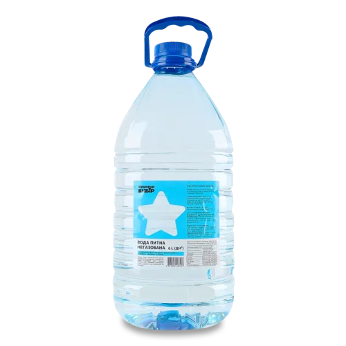 Вода Питна Негазована Вищого Ґатунку, п/пл 6л