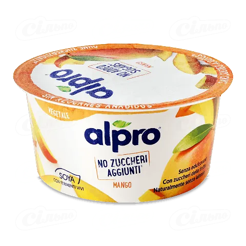 Продукт Alpro соєвий ферментований манго, 135г