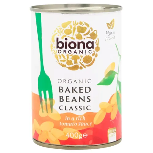 Боби Biona Organic запечені в томатному соусі 400г