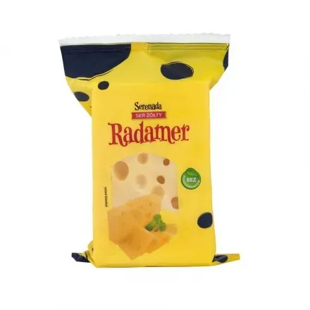 Сир напівтвердий 200г SERENADA Radamer 45% фас флоу-пак
