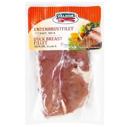 Філе качине Valdor зі шкірою заморожене ~500г