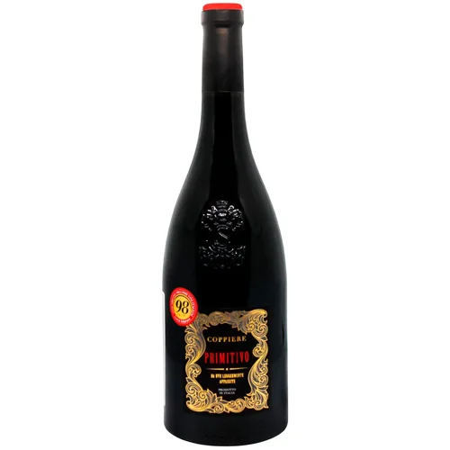 Вино Coppiere Primitivo del Salento Appassite червоне напівсухе 14% 0,75л