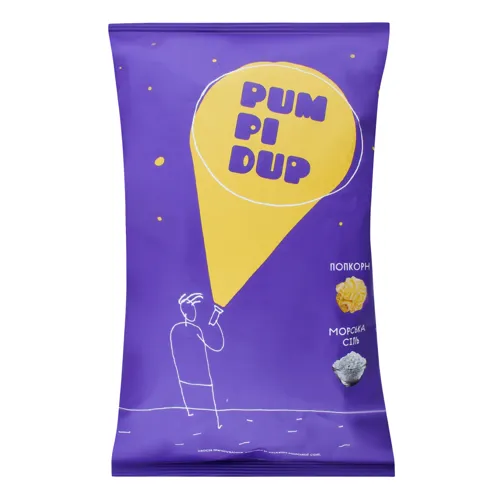 Попкорн зі смаком морської солі Pumpidup м/у 90г