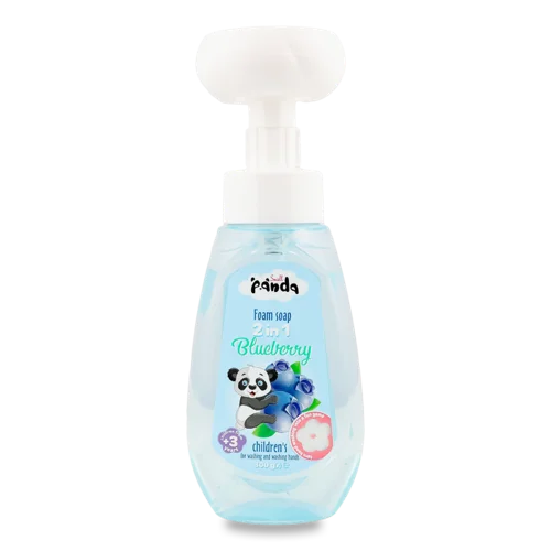 Дитяче Мило-Пінка Blueberry 2в1 з дозатором, 300г, Small Panda