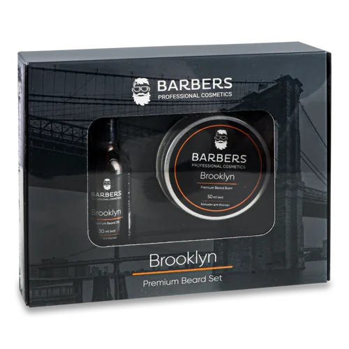 Набір для Догляду За Бородою Brooklyn Barbers, 1 шт, з/б