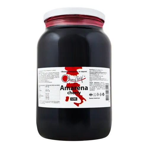Добавка фруктова в сиропі Amarena cherry Cherrytwig 1.23кг