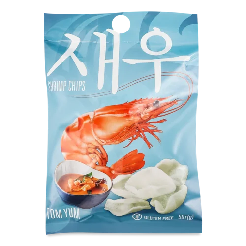 Чипси Креветкові Tom Yum, В/ґ, 50г
