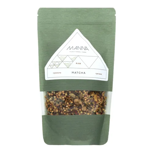 Гранола гречана Matcha Manna д/п 200г