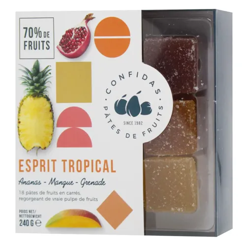 Мармелад Confidas Esprit Tropical фруктовий 240г