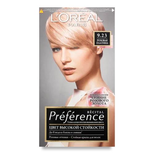 Крем-фарба Для Волосся №9.23 Рожева Платина Preference L'Oreal Paris, в/ґ