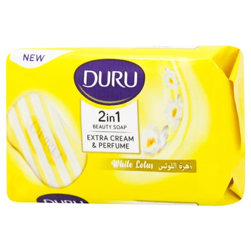Мило тверде Duru Extra Cream&Perfume Білий лотос 2в1 100г