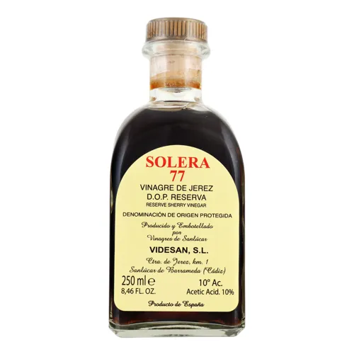 Оцет 10% хересний фільтрований стерилізований Solera 77, 250мл