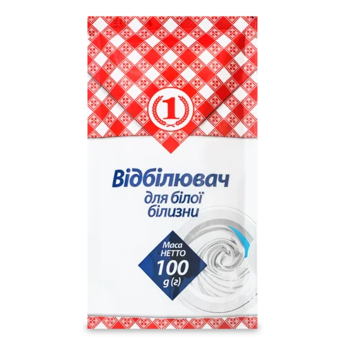 Відбілювач Кисневмісний Для Білої Білизни ТМ "1", 100г