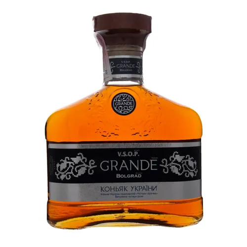 Коньяк 0.5л 40% 4 зірки Grande Bolgrad пл