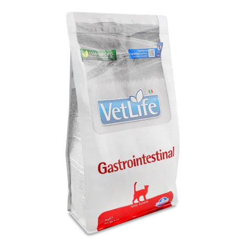 Корм Для Котів Vet Life Gastrointestinal В/ґ, Сухий, 2 кг Farmina