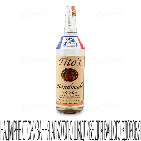 Водка Tito's Vodka 0.7л 40%