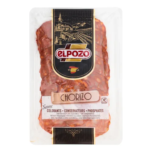 Ковбаса нарізка Chorizo Elpozo вищого ґатунку 80г