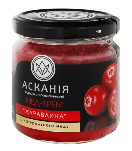 Крем-мед Журавлина Асканія 250г