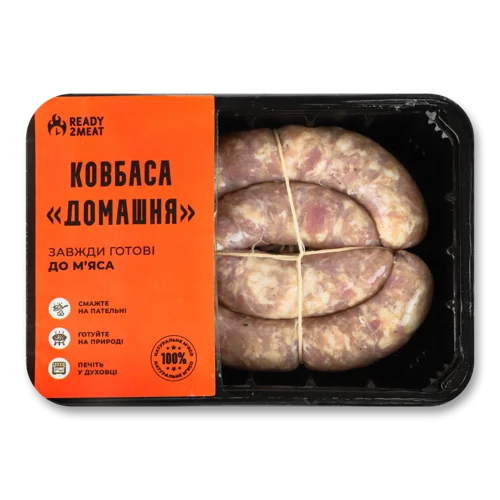 Ковбаса Домашня Напівкопчена Ready2Meat, охол кг