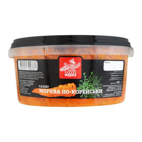 Салат Чудова марка Морква по-корейськи 400г