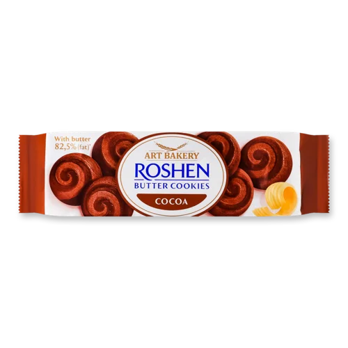 Печиво Здобне Масло та Какао, В/ґ, 140г