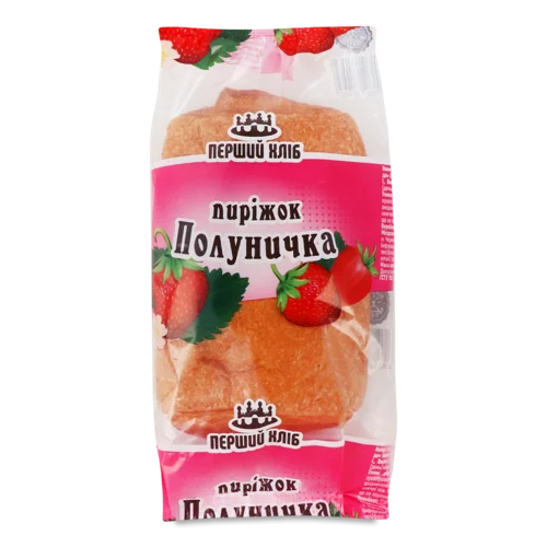 Пиріжок Полуничка В/ґ, Перший Хліб, М'який, 85г