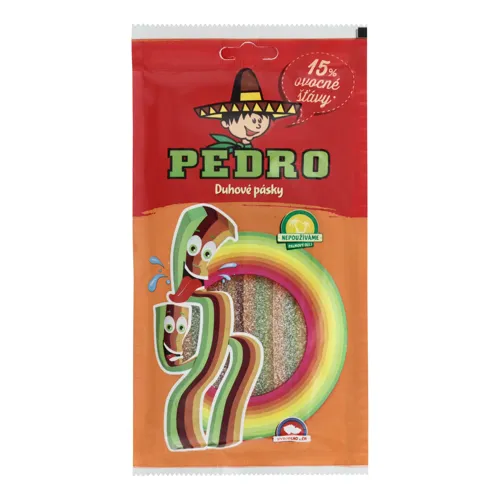 Цукерки желейні Ремінці Веселка Pedro м/у 85г