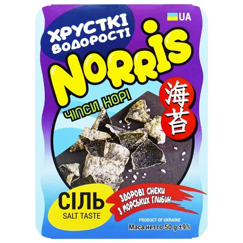 Чіпси норі Norris з сілью 50г