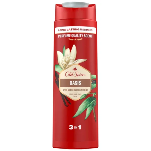 Гель для душу + Шампунь Old Spice Oasis 3в1 400мл