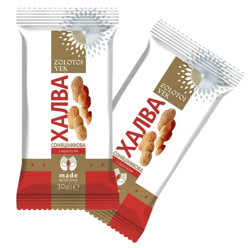 Халва соняшникова «Золотий вік» з арахісом