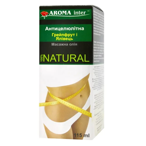 Олія масажна Aroma inter Антицелюлітна 115мл