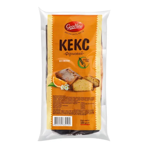 Кекс без глютену Фірмовий Good line м/у 320г