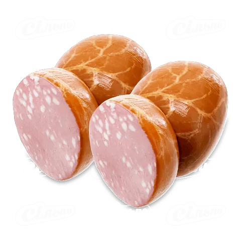 Ковбаса «Самобранка» «М'ясна» з салом натуральна оболонка вищого ґатунку, кг