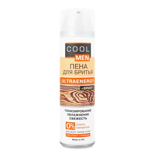 Піна для Гоління Ultraenergy +Sport Cool Чоловікам, 250мл