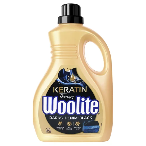 Гель для прання Woolite Keratin Therapy для чорних та джинсових тканин 1,8л