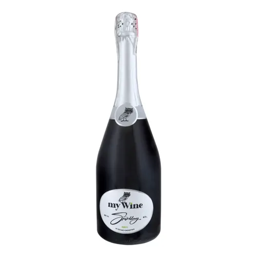 Вино ігристе 0.75л 11.5% біле брют My Wine пл