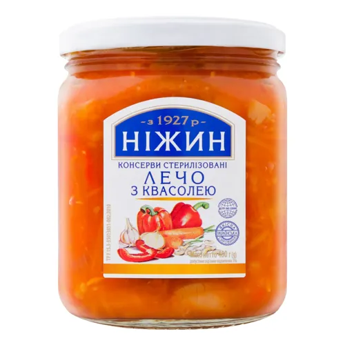Лечо з квасолею Ніжин с/б 460г