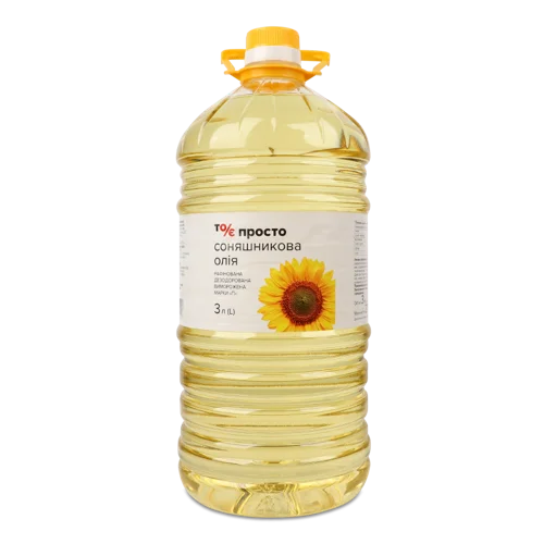 Олія Соняшникова Рафінована, П/Пл, 3.0 Л