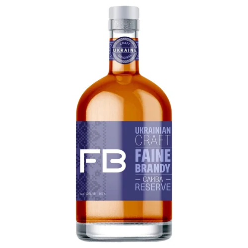 Бренді Faine Слива Reserve 0.5л 40%