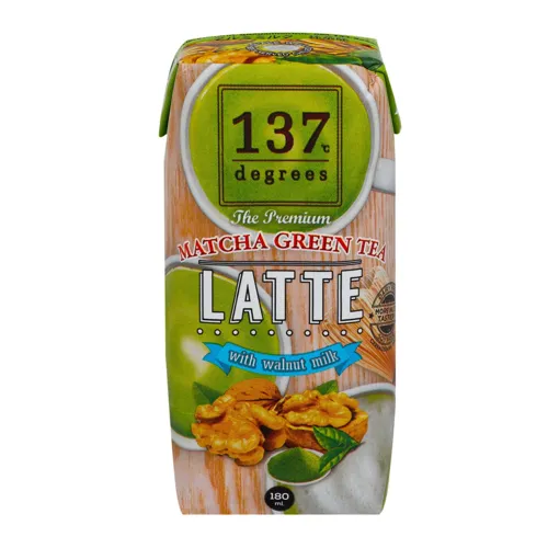 Молоко волоського горіха з зеленим чаєм Матча Latte 137°C degrees т/п 180мл