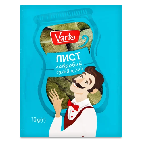Лавровий Лист Сухий Цілий Varto, в/ґ, 10г