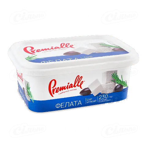 Сир Premialle «Фелата» м'який 45%, 230г