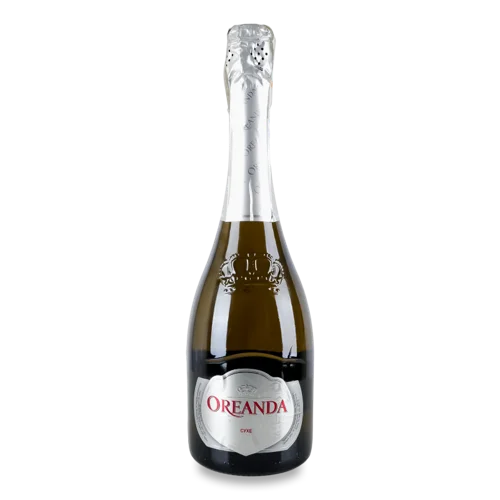 Алкогольний Напій Білий Сухий Сильногазований в/ґ Romantic Oreanda, 0.75л, 10.5-12.5%