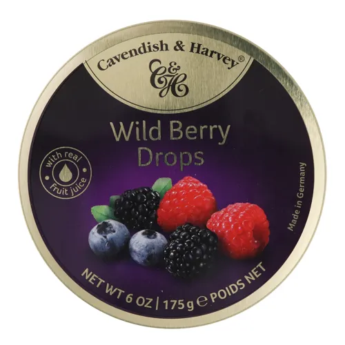 Льодяники Wild Berry Drops Cavendish&Harvey з/б 175г