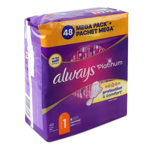 Гігієнічні Прокладки Ароматизовані Normal Platinum Always, 48 шт