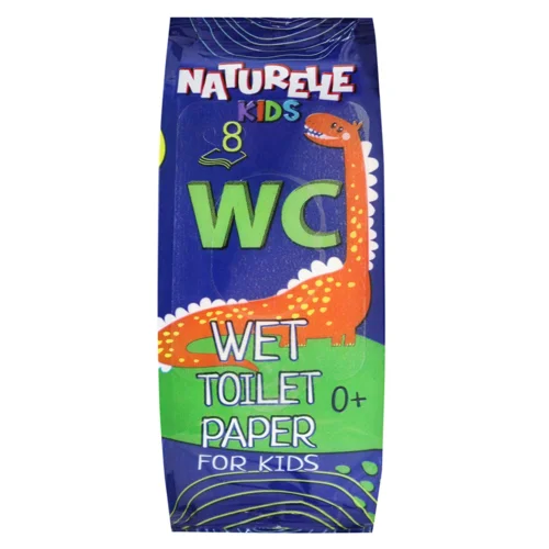 Папір туалетний вологий Naturelle Kids дитячий 0+ 8шт
